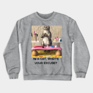 I am a Cat Crewneck Sweatshirt